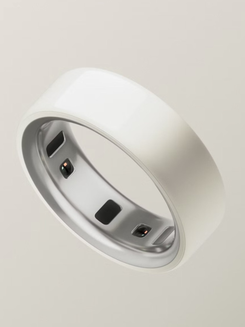 Oura Ring 4 (Ceramic) — Cloud — Size 9
